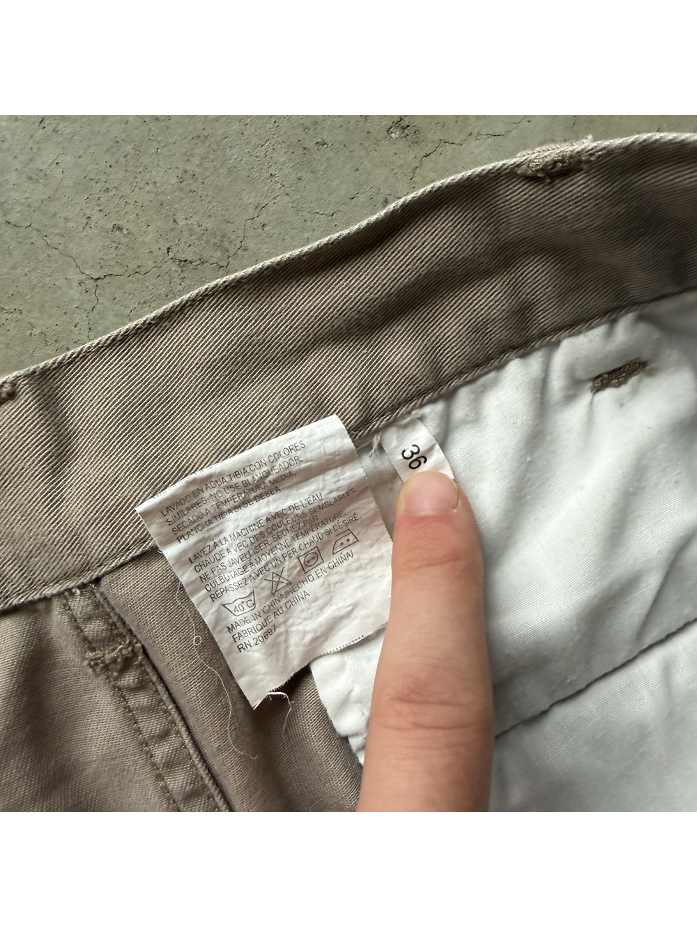 Dickies Men's Cargo Shorts Size 36 Khaki Workwear - Picture 2 of 6
